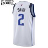 Maillot Enfant Dallas Mavericks Kyrie Irving 2 2022-23 Nike Association Edition Blanc Swingman